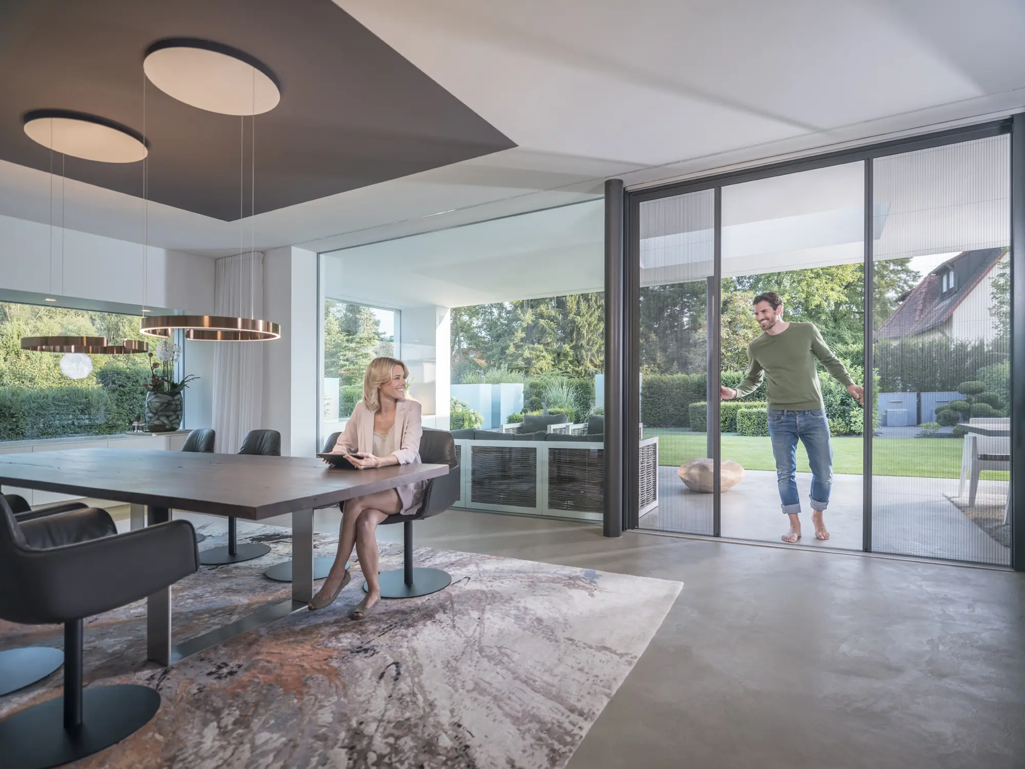 Plissé deurhor: insectenwering op maat